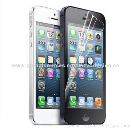 Wholesale mobile privacy, anti finger print screen protector for iPhone 5s